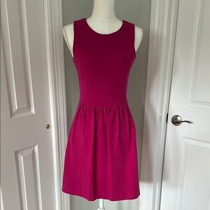 J. Crew Fuchia Sleeveless A-Line Sundress - X-small